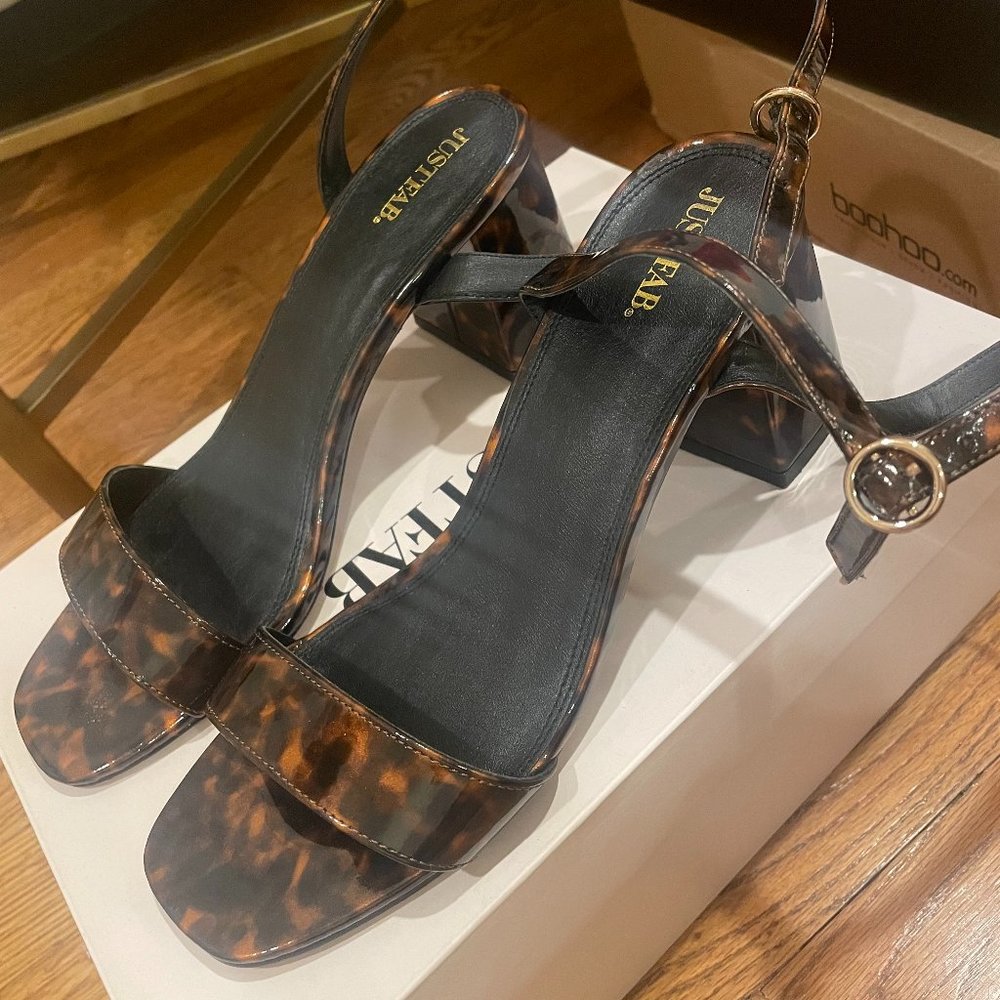 Tortoise Heeled Sandals